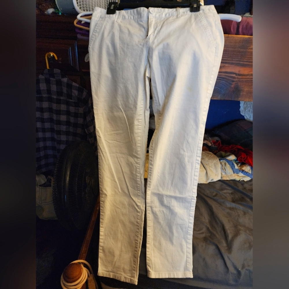 Mossimo womens off white size 7 casual low waist pants